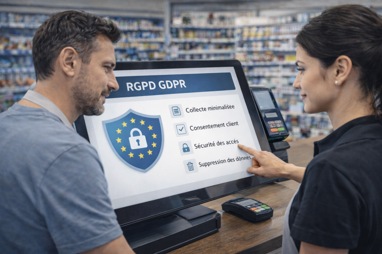 Logiciel de caisse et conformité RGPD