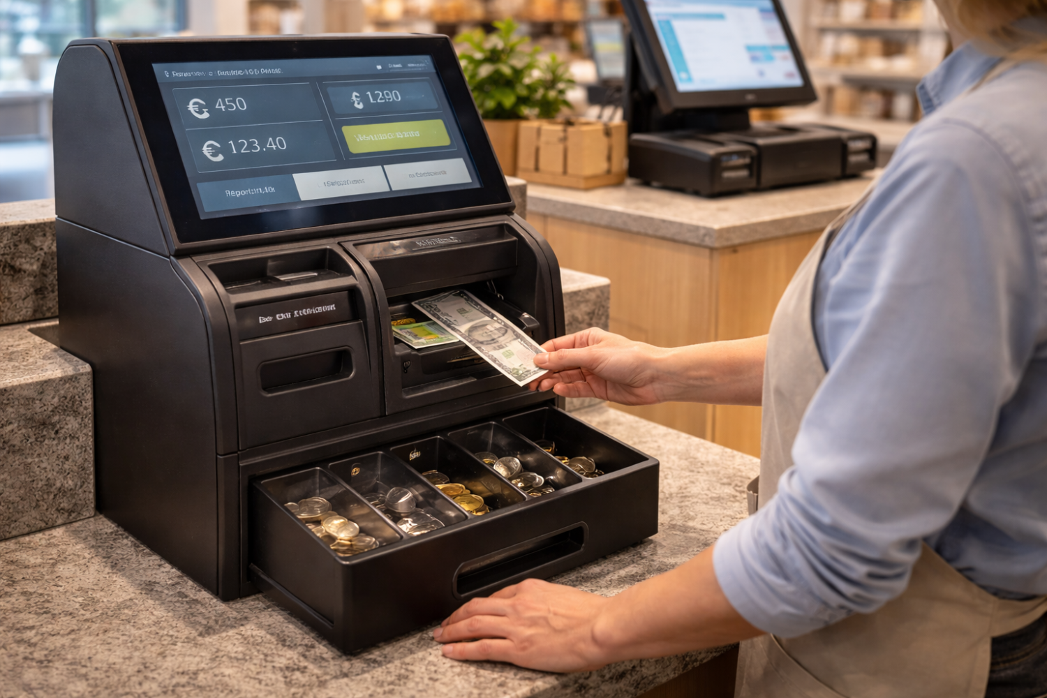 Monnayeur automatique et contrôle des flux