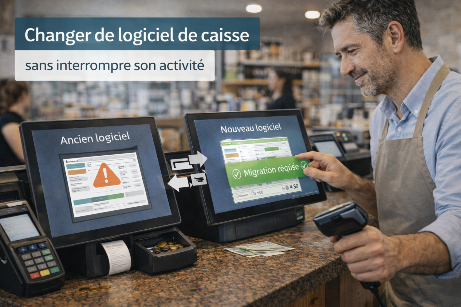 Changer de logiciel de caisse