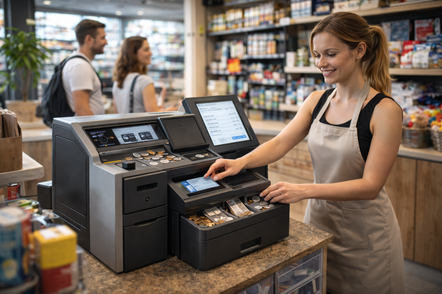 Monnayeur automatique et confort de travail
