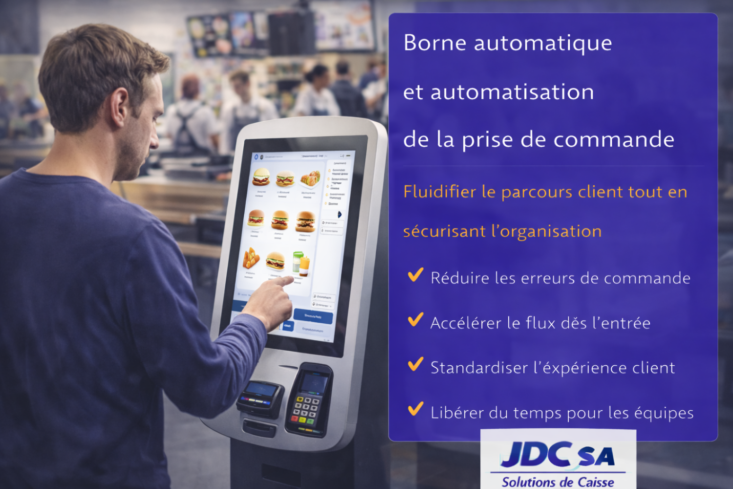 Borne automatique automatiser commande