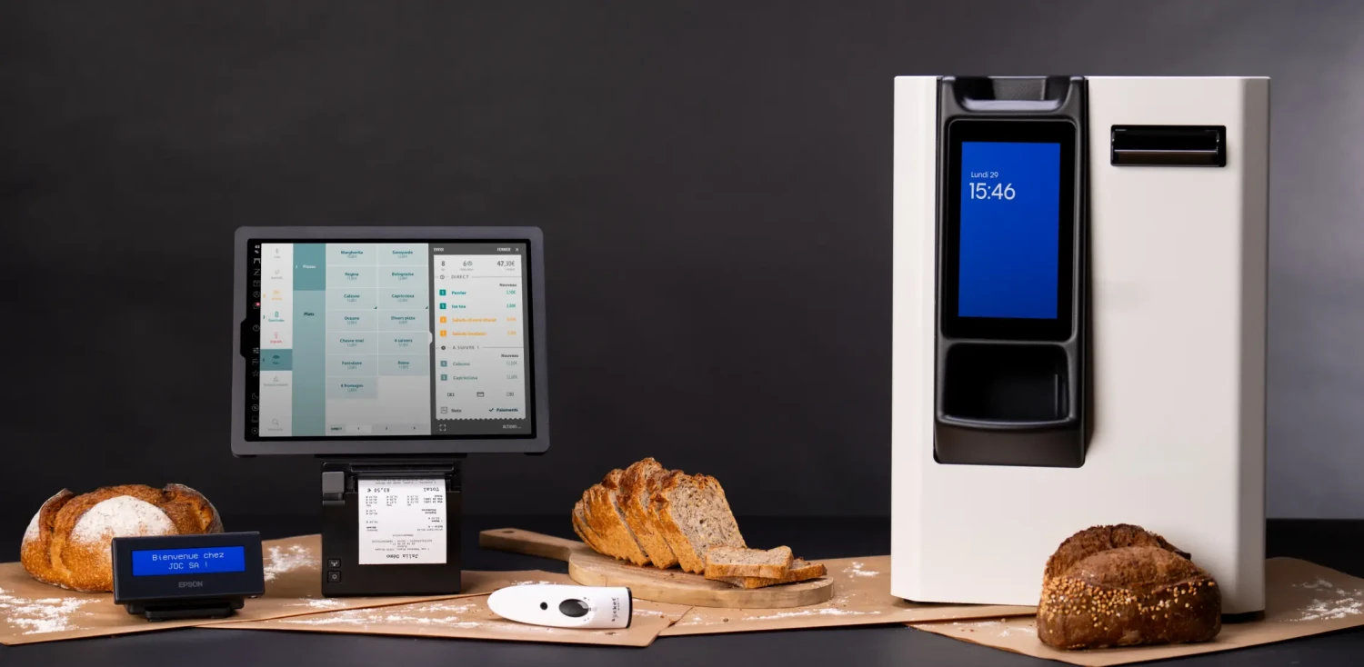 boulangerie monnayeur caisse rapide