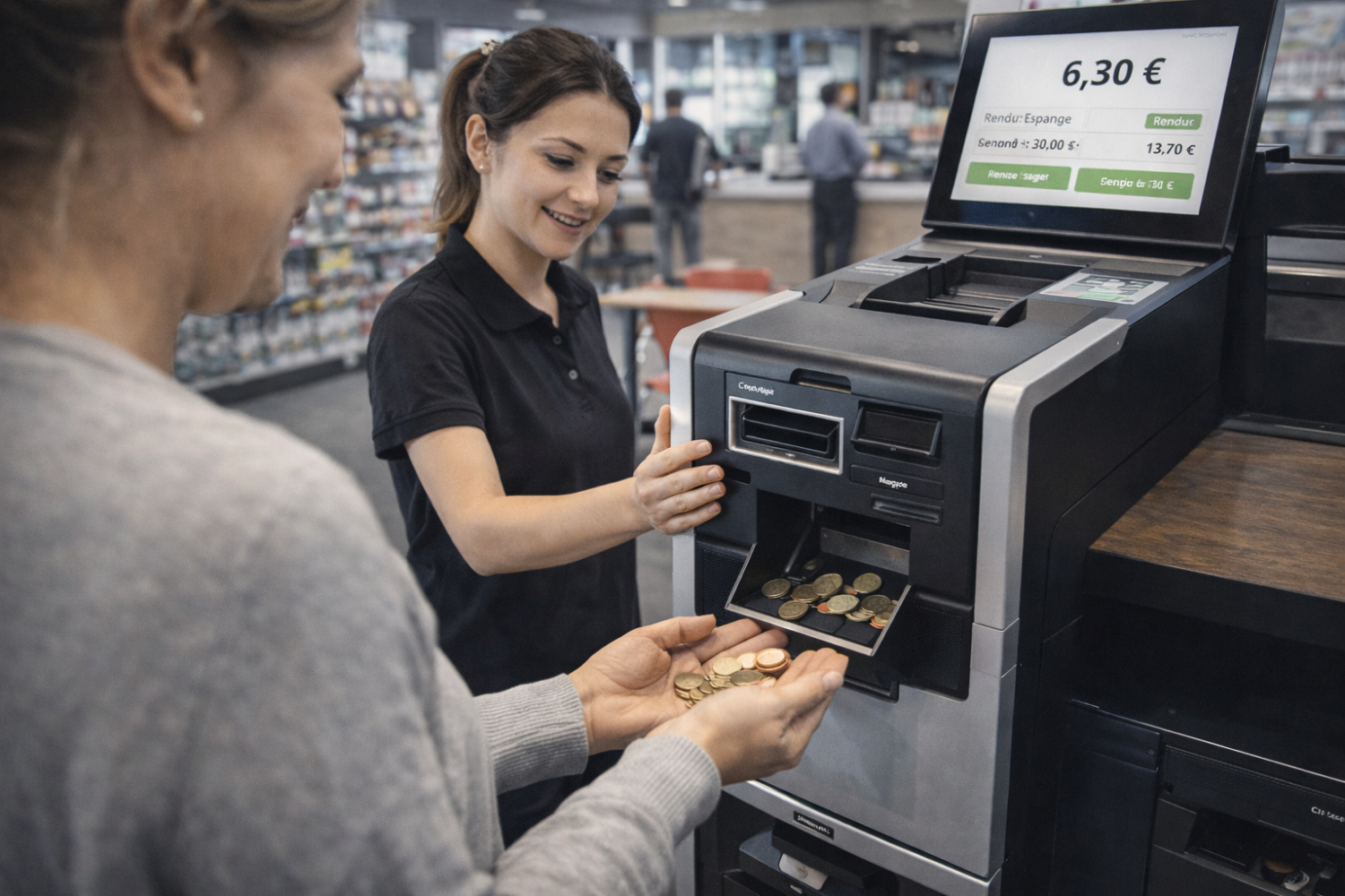 Monnayeur automatique et rapidité d’encaissement