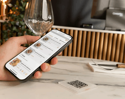 Paiement à table par QR code