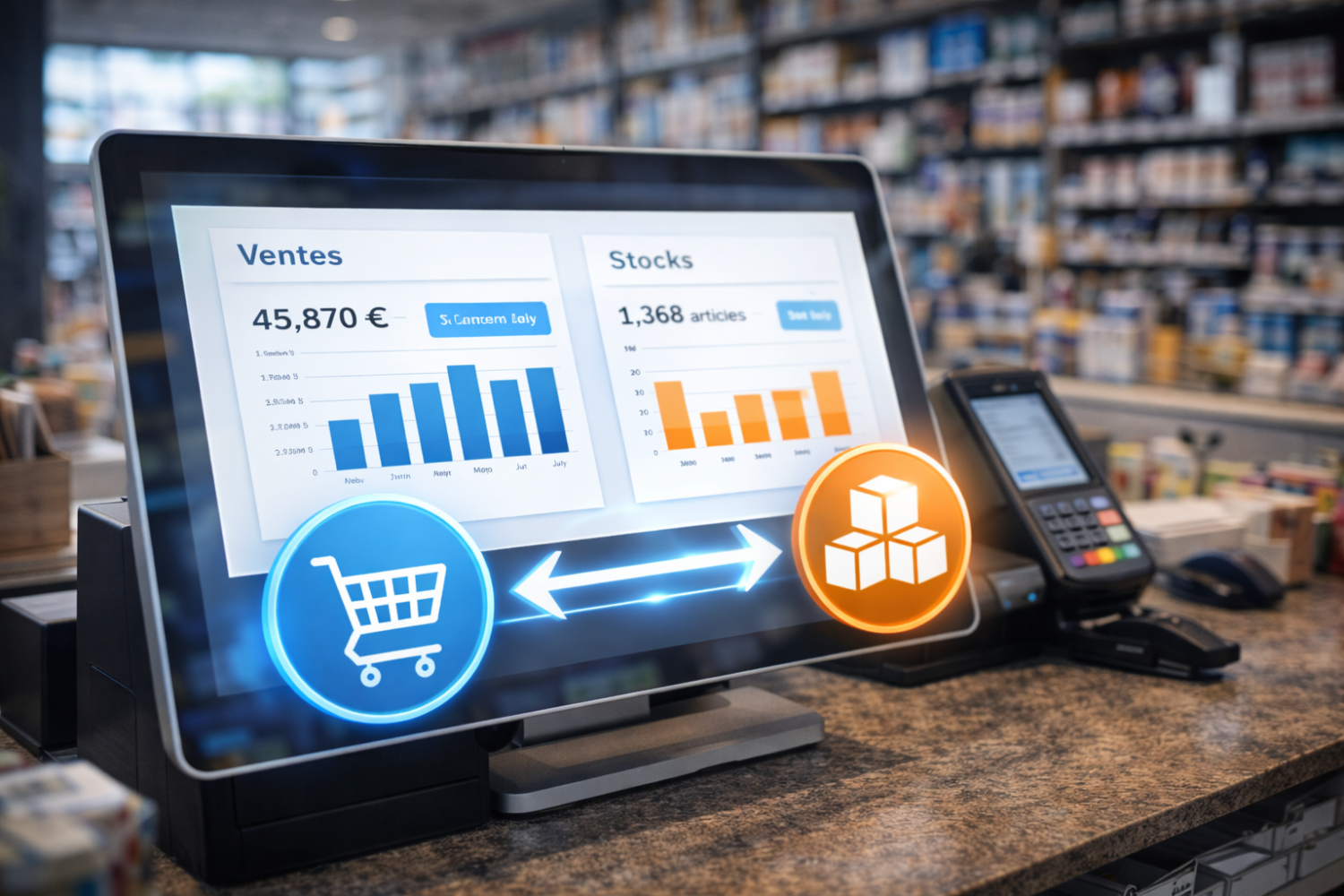 Centraliser ventes et stocks