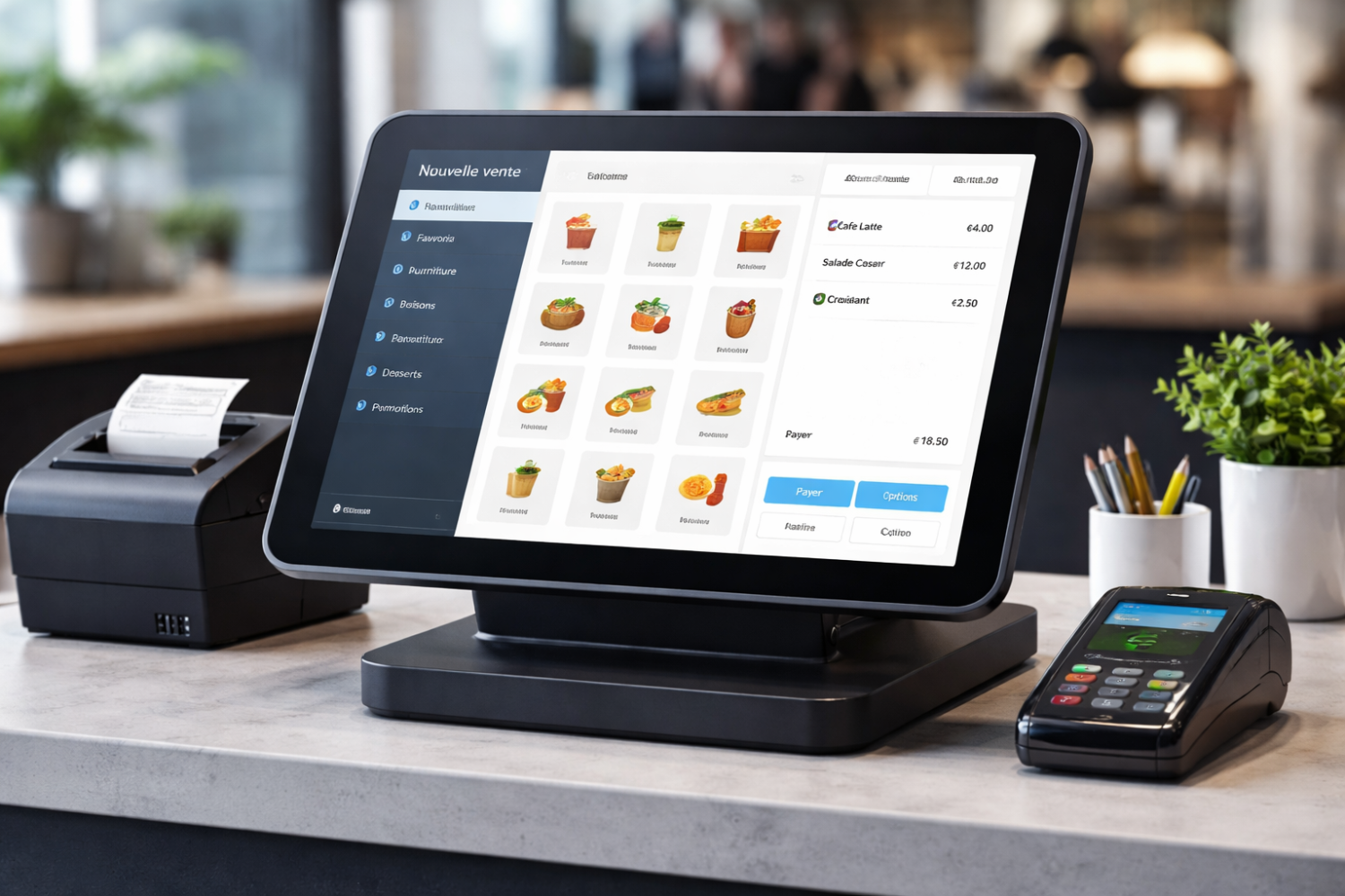logiciel de caisse moderne