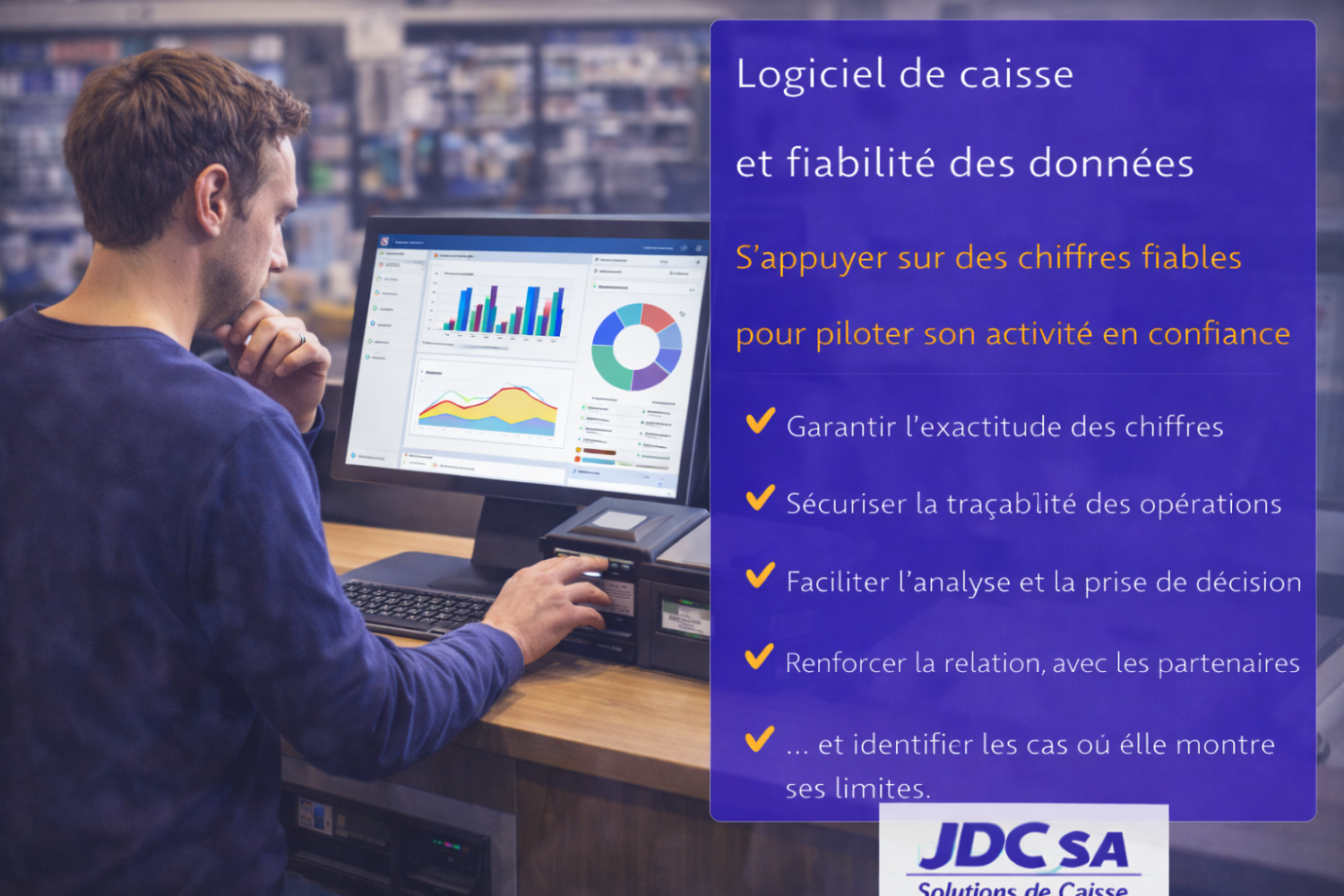 Logiciel de caisse  fiabilité des données