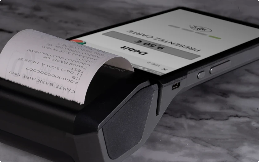 telecommande imprimante pourboire dematerialisee