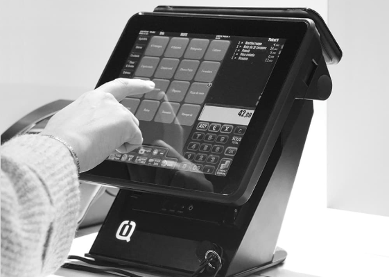 Caisse Enregistreuse écran Tactile – Processeur J1800, 2 Go RAM, 32 Go SSD, écran 12" à 17", Pour Commerce
