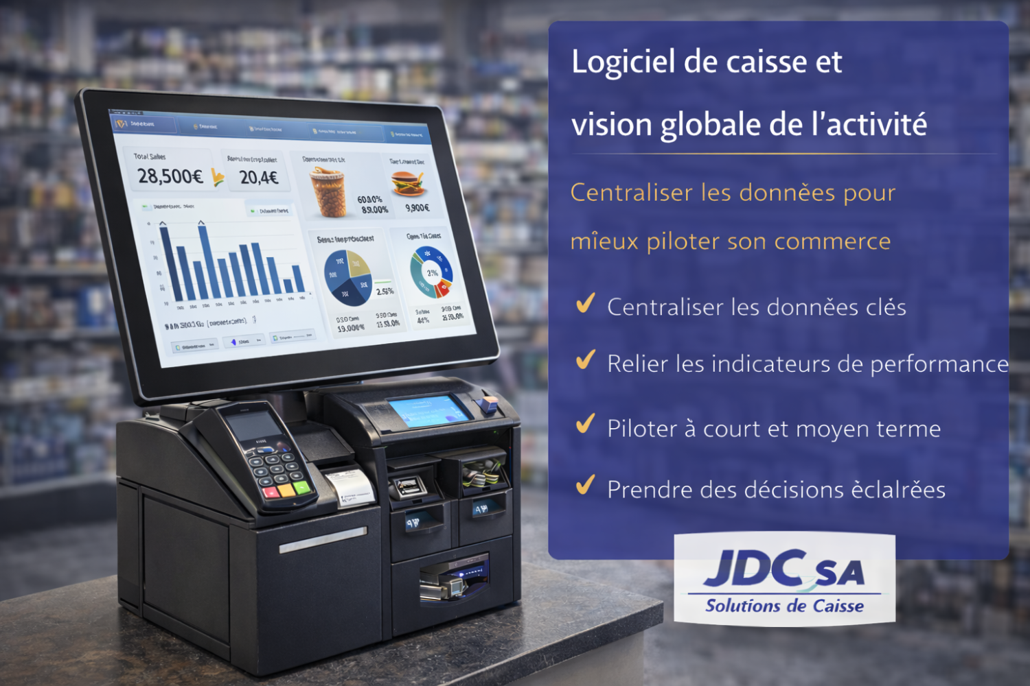 Logiciel de caisse vision globale