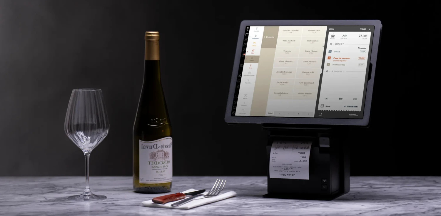 restaurant la caisse enregistreuse sur ipad
