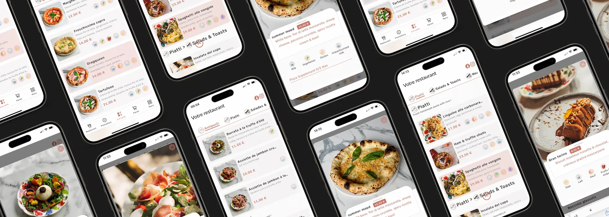 menu digital header