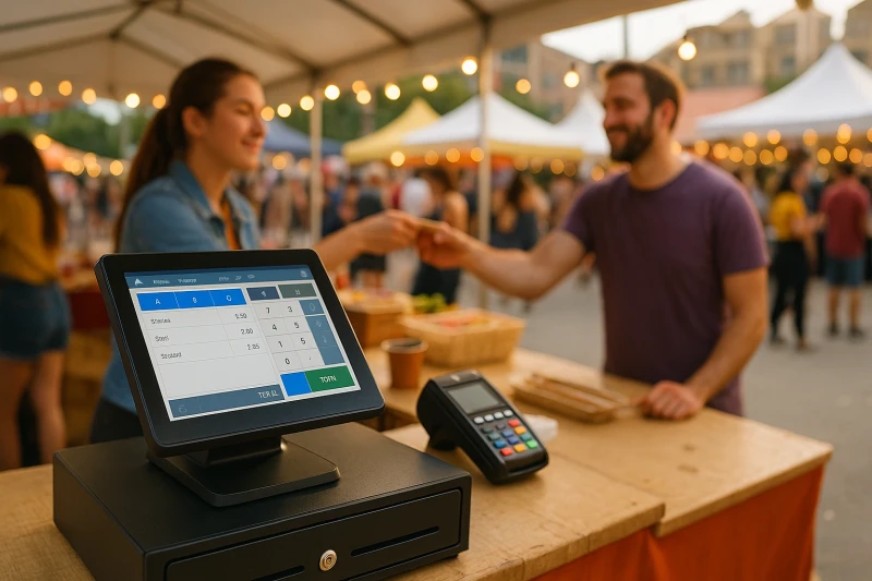 la location de caisse enregistreuse tactile