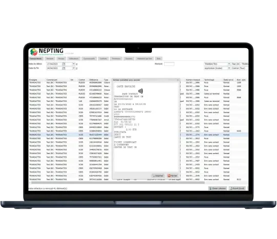 fonctionnalite secteur back office tpe