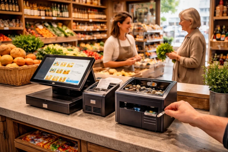 caisse commerce proximité